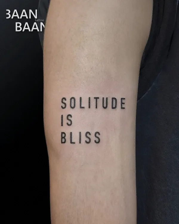 minimal baantattoo