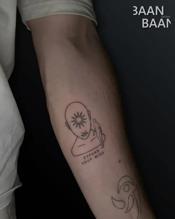 minimal baantattoo