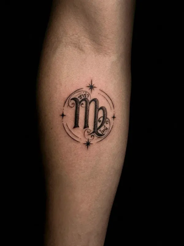 Fineline baantattoo