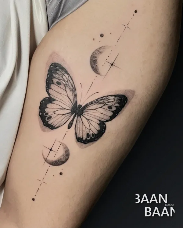 Fineline baantattoo